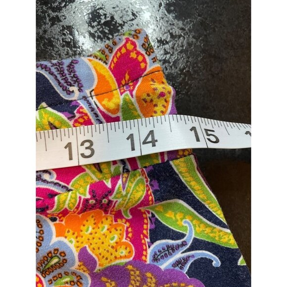 Lauren Ralph Lauren Colorful Stretch Loose Fitting Drawstring Pants Sz S - Picture 8 of 11